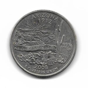Estados Unidos 1/4 Dolar 2008D Arizona