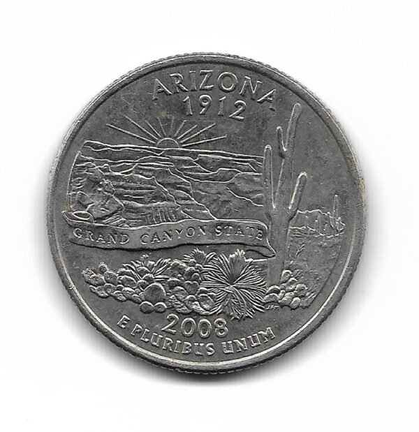 Estados Unidos 1/4 Dolar 2008D Arizona