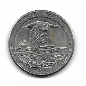 Estados Unidos 1/4 Dolar 2018P Block Island