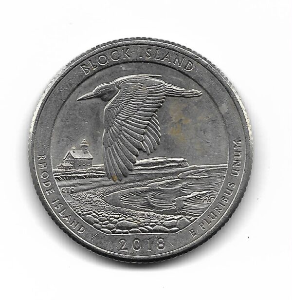Estados Unidos 1/4 Dolar 2018P Block Island