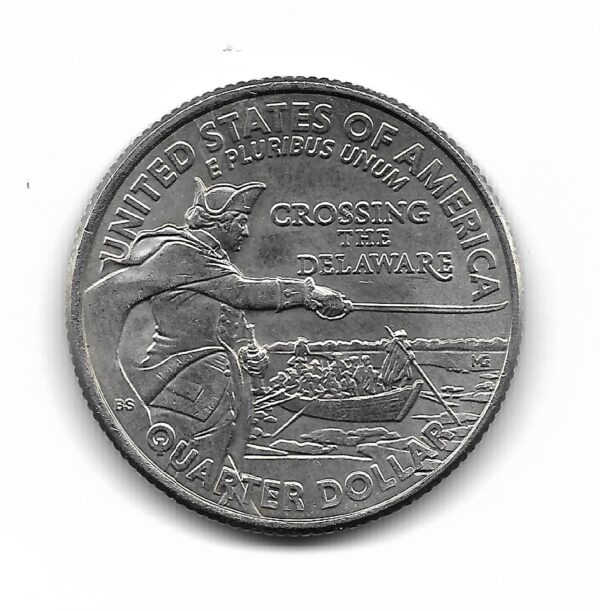 Estados Unidos 1/4 Dolar 2021P Cruzando el Delaware