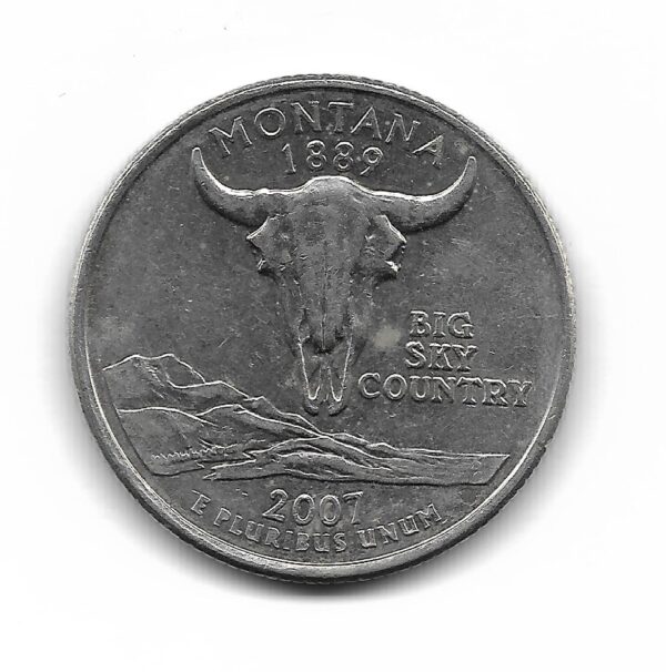 Estados Unidos 1/4 Dolar 2007D Montana