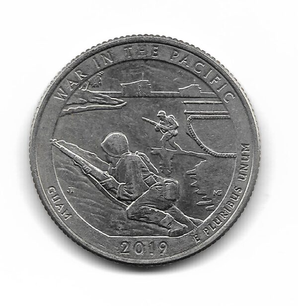 Estados Unidos 1/4 Dolar 2019D Guerra del Pacifico