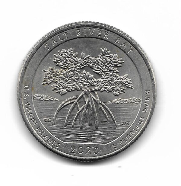 Estados Unidos 1/4 Dolar 2020P Salt River Bay