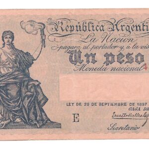 Caja de Conversion 1 Peso Mallea Gil – Mignaqui Bottero 1563 EXC