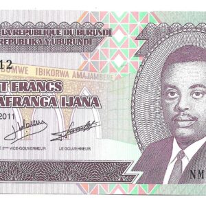 Burundi 100 Francos 2011 P44b SC