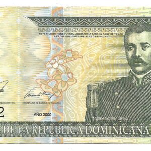 Republica Dominicana 10 Pesos Oro 2000 P159a EXC-