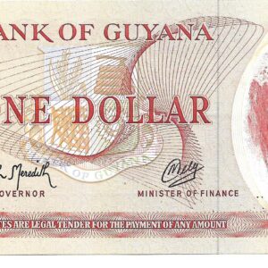 Guyana 1 Dolar 1992 P21g SC