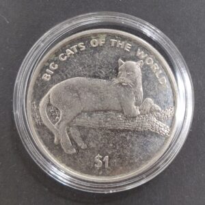 Sierra Leona 1 Dolar 2001 Pantera Negra KM245.1 SC