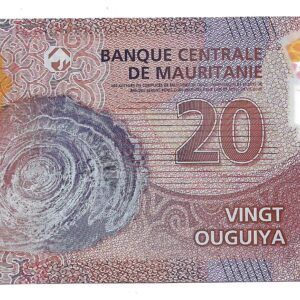 Mauritania 20 Ouguiya 2020 Polymero PA22 SC