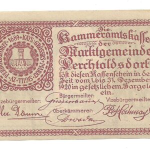 Austria Notgeld Perchtoldsdorf 20 Heller 1920 SC