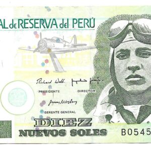Peru 10 Nuevos Soles 2001 P175 EXC-
