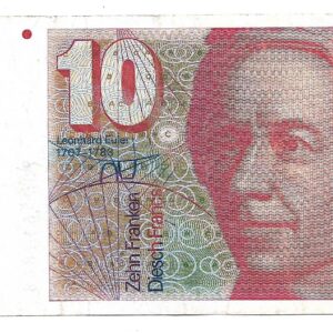 Suiza 10 Franken 1980 P53 EXC-