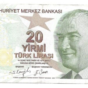 Turquia 20 Liras 2009 P224e EXC-