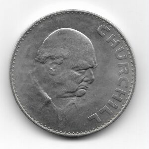 Gran Bretaña 1 Corona 1965 Conmemorativa Churchill KM910 SC