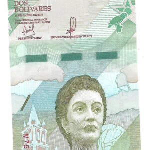 Venezuela 2 Bolivares 2018 Cotorra P101 SC