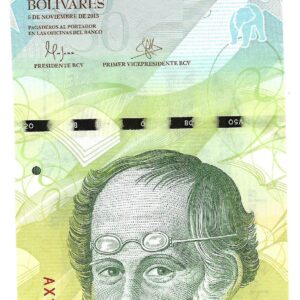 Venezuela 50 Bolivares 2015 Oso Frontino P92k SC