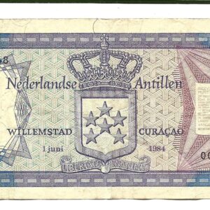 Antillas Holandesas 5 Gulden 1984 P15b MB