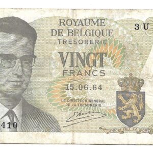 Belgica 20 Francos 1964 P138 MB-
