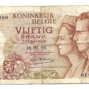 Belgica 50 Francos 1966 P139 MB-