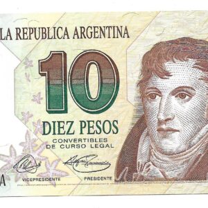 10 Pesos Convertibles serie A Bottero 3037 Murolo-Fernandez SC