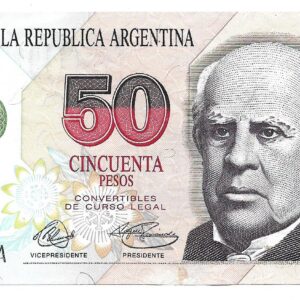 50 Pesos Convertibles serie A Bottero 3062 Murolo-Fernandez SC