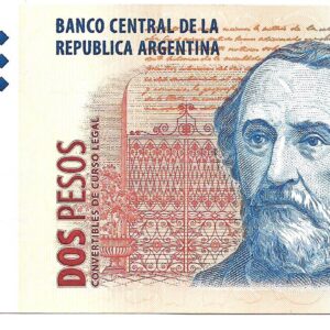 2 Pesos Convertibles con Leyenda serie A Bottero 3202 Pou-Pierri SC