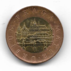 Republica Checa 50 Korun 2017 Bimetalica Puente de Carlos KM1 SC-