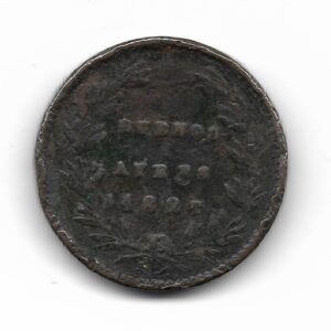 Buenos Aires 5 Decimos 1827 CJ9.1.5 MB-