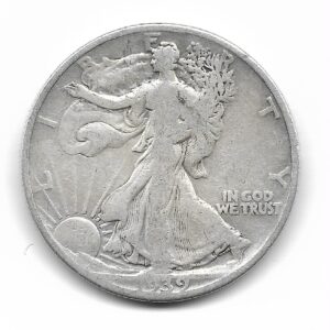 Estados Unidos 1/2 Dolar de Plata 1939 KM142 MB
