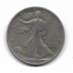 Estados Unidos 1/2 Dolar de Plata 1943 KM142 MB