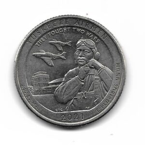 Estados Unidos 1/4 Dolar 2021P Tuskege Airmen
