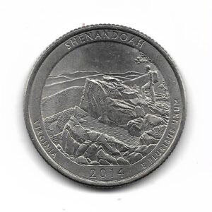 Estados Unidos 1/4 Dolar 2014P Shenandoah