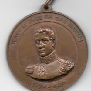San Martin Medalla 1778-1978 Federacion Argentina de Entidades Filatelicas