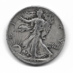 Estados Unidos 1/2 Dolar de Plata 1943 KM142 MB