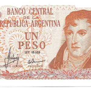 1 Peso Ley Bottero 2301 serie A Mastropierro-Iannella SC Numeracion Baja