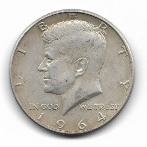 Estados Unidos 1/2 Dolar de Plata 1964D KM202 EXC-