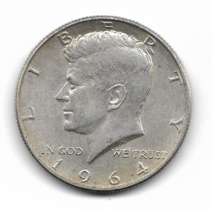 Estados Unidos 1/2 Dolar de Plata 1964D KM202 EXC