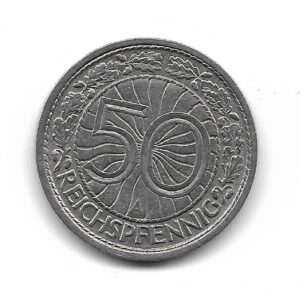 Alemania 50 Reichspfennig 1927A KM49 SC