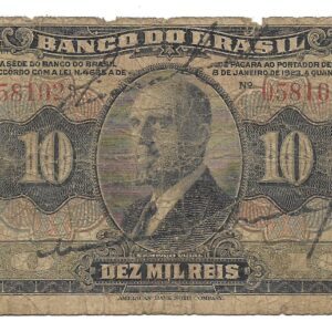 Brasil 10.000 Reis 1923 P114 B