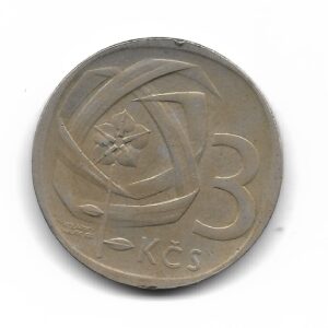 Checoeslovaquia 3 Koruni 1965 KM57 MB+