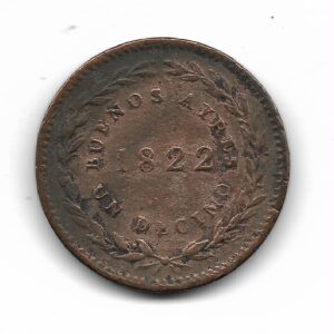 Buenos Aires 1 Decimo 1822 CJ1.1 MB-