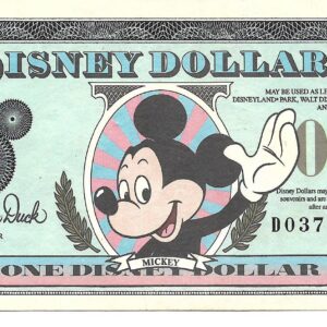 Estados Unidos Disney Dollar 1990 EXC