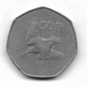 Irlanda 50 Pence 1970 Ave KM24 MB