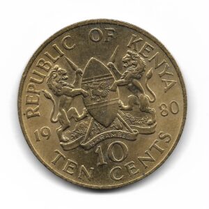 Kenia 10 Cents 1980 KM18 SC