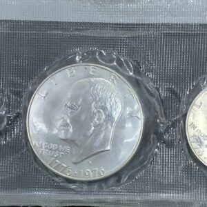 Estados Unidos Set Bicentenario 1776-1976s Proof 1 Dolar, 1/2 Dolar y 1/4 Dolar en Plata