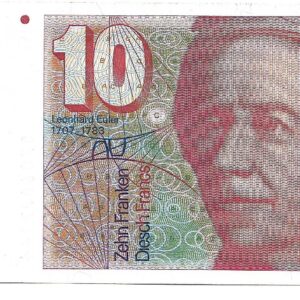 Suiza 10 Franken 1987 P53g.59 EXC