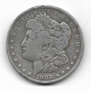 Estados Unidos 1 Dolar de Plata 1902 KM110 MB