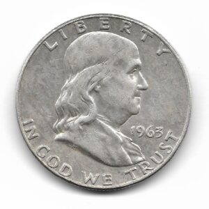 Estados Unidos 1/2 Dolar de Plata 1963D KM199 EXC