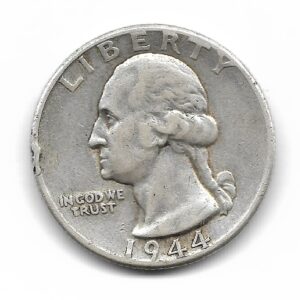 Estados Unidos 1/4 Dolar de Plata 1944 KM164 MB
